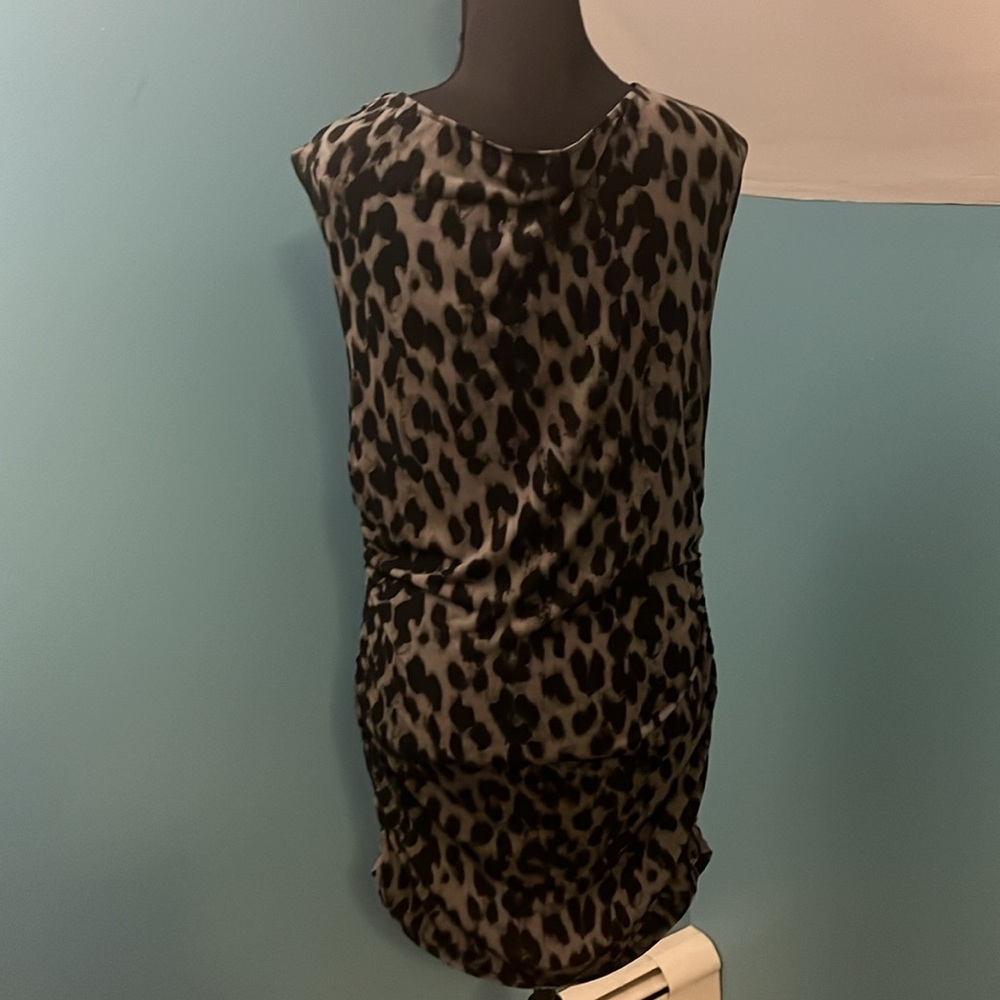 Torrid Leopard Print Drop Front Fitted Dress Size… - image 7